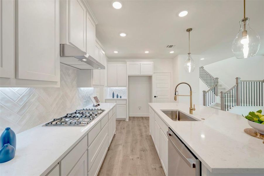 Furnished interior view inside a new home in Solterra - Garden Series, Mesquite (Image 7).