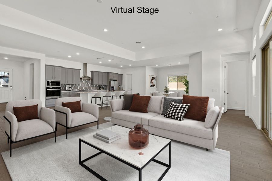 Furnished interior view inside a new home in Saguaro Reserve II, Marana (Image 4).