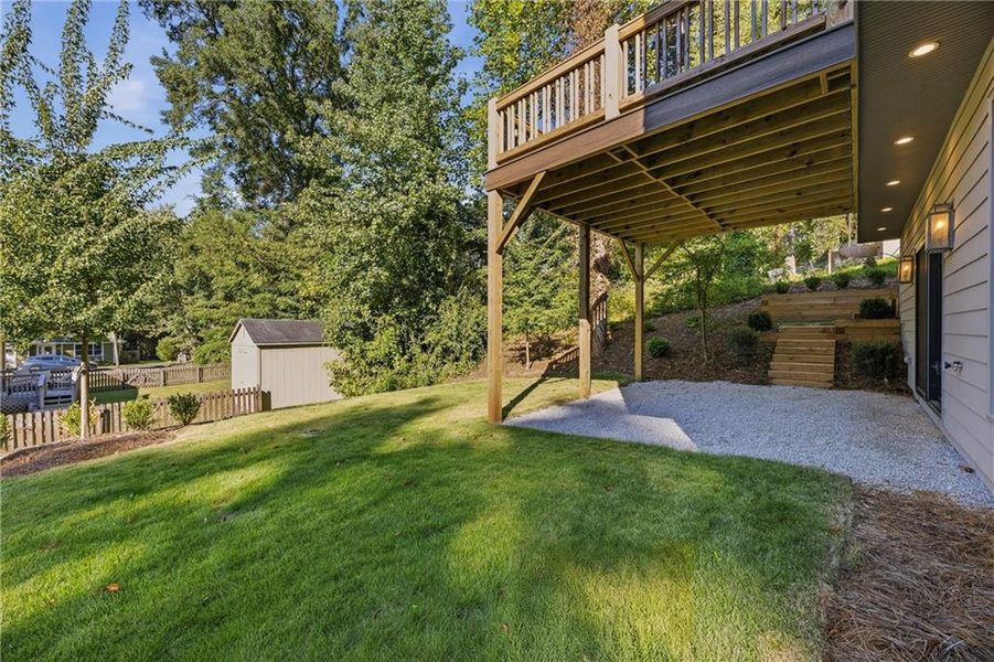 Exterior details and patio area of a home in , Scottdale (Image 24).