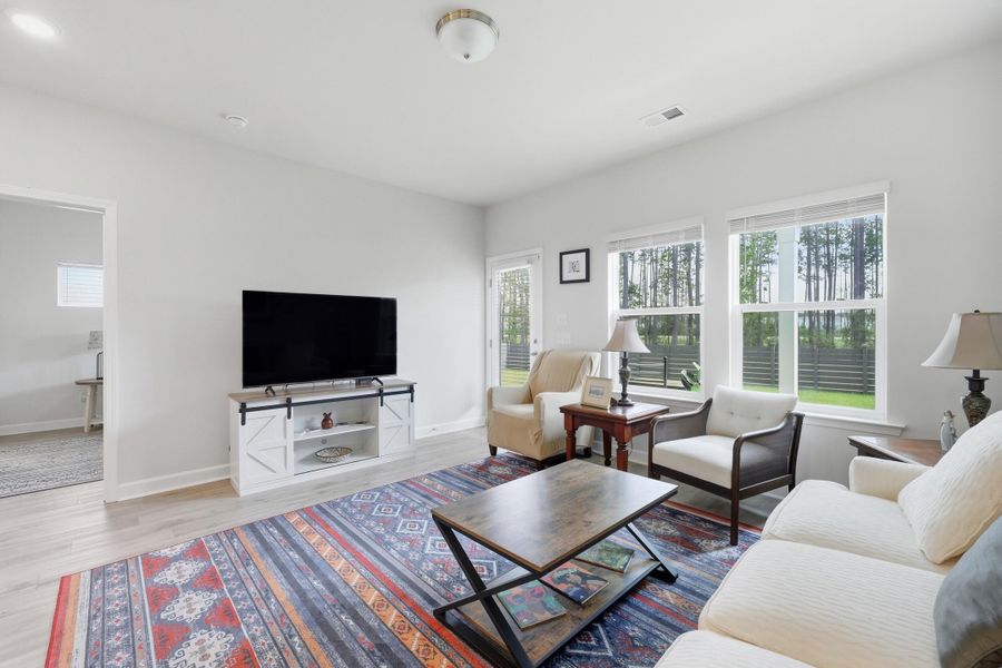 Furnished interior view inside a new home in Hammock Walk at Nexton, Summerville (Image 9). Furnished interior view inside a new home in Hammock Walk at Nexton, Summerville (Image 9).