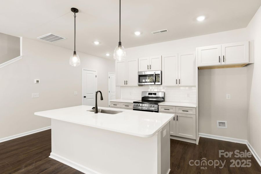 Furnished interior view inside a new home in , Charlotte (Image 19).