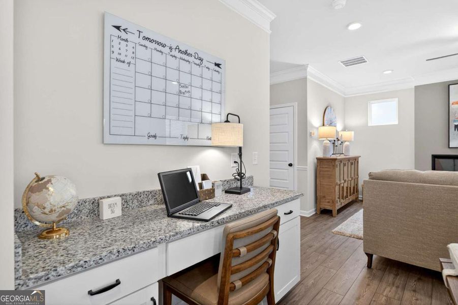 Furnished interior view inside a new home in Trellis Park, Hampton (Image 4).