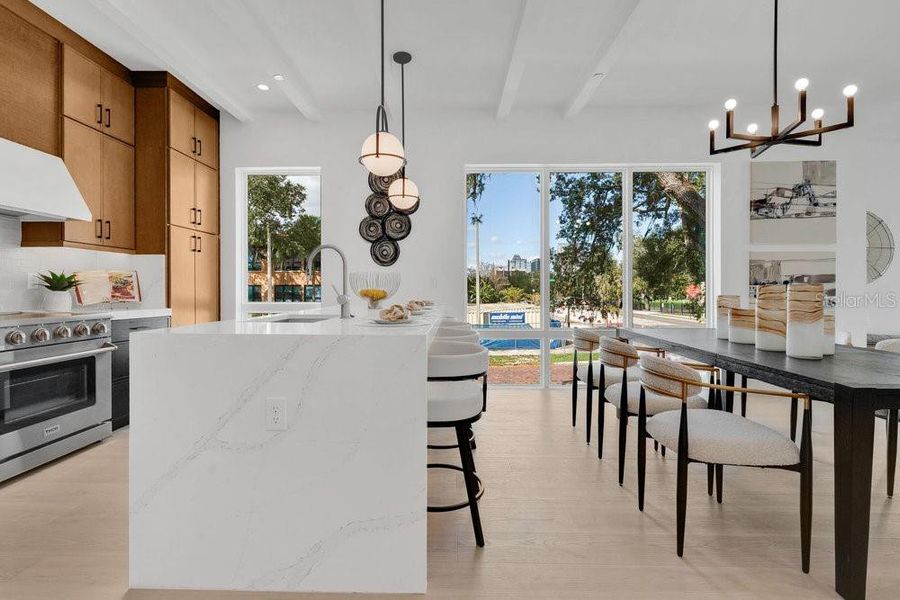 Furnished interior view inside a new home in , Orlando (Image 11).