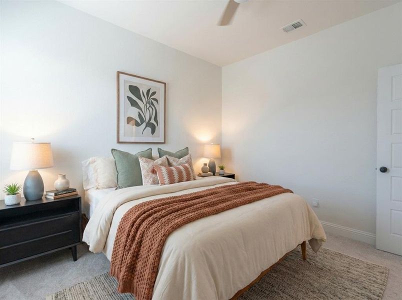 Furnished interior view inside a new home in , Irving (Image 27).