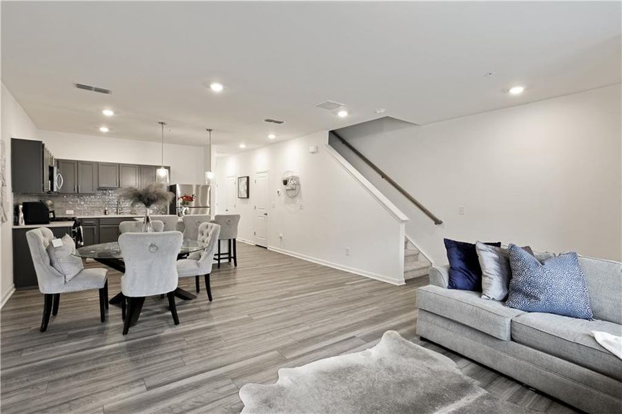 Furnished interior view inside a new home in , Douglasville (Image 8).