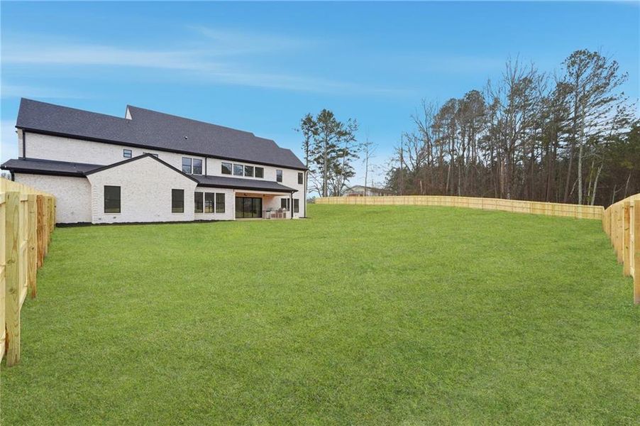 Exterior details and patio area of a home in , Buford (Image 4).
