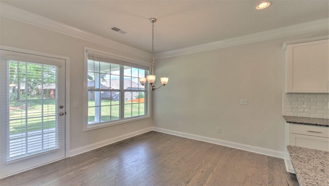 Spacious, unfurnished interior of a new home in Reserve at Tap Root Farms, Fletcher (Image 17). Spacious, unfurnished interior of a new home in Reserve at Tap Root Farms, Fletcher (Image 17).