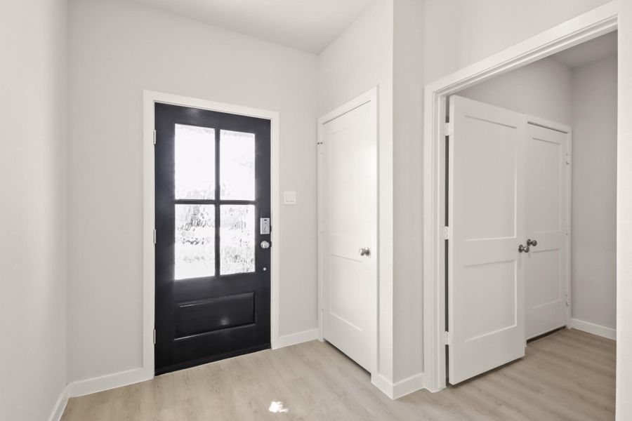 Spacious, unfurnished interior of a new home in Audubon, Magnolia (Image 9). Spacious, unfurnished interior of a new home in Audubon, Magnolia (Image 9).