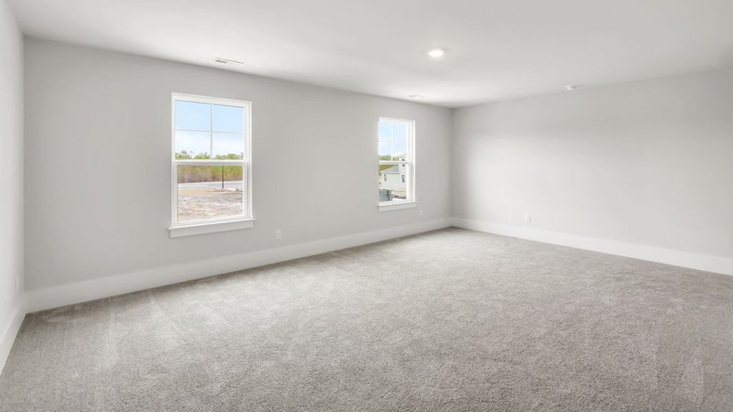 Spacious, unfurnished interior of a new home in The Pines at Blake Farm, Wilmington (Image 29).