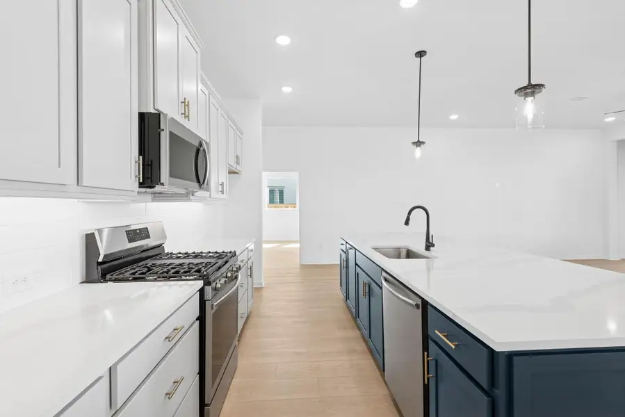 Furnished interior view inside a new home in The Grand Prairie 50’, Hockley (Image 3).