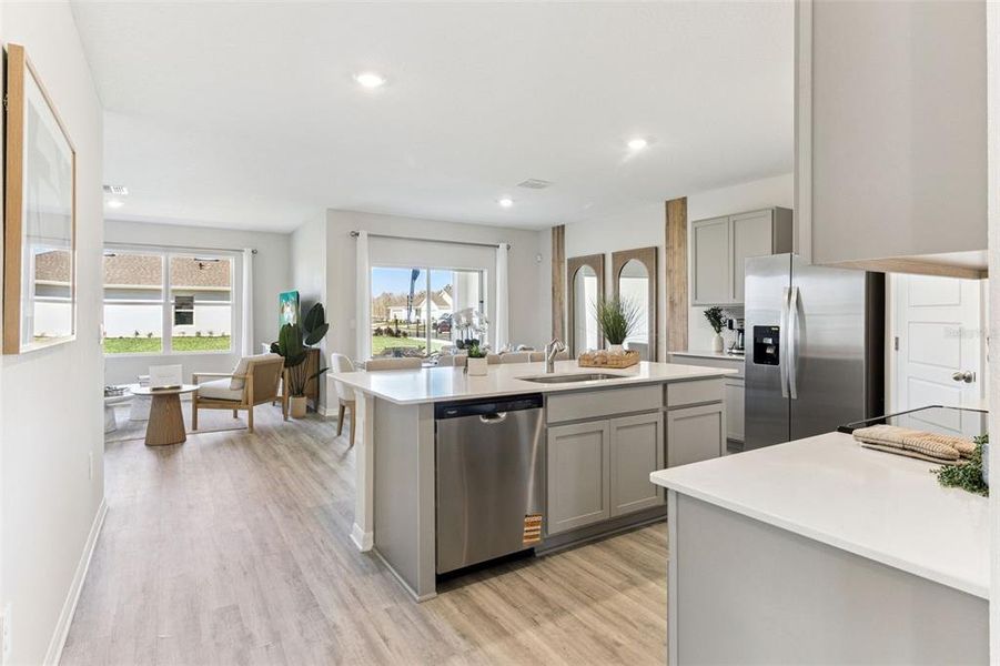 Furnished interior view inside a new home in , Haines City (Image 7).