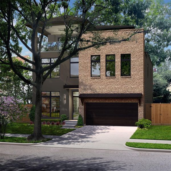 Rendering photo - Home is under construction