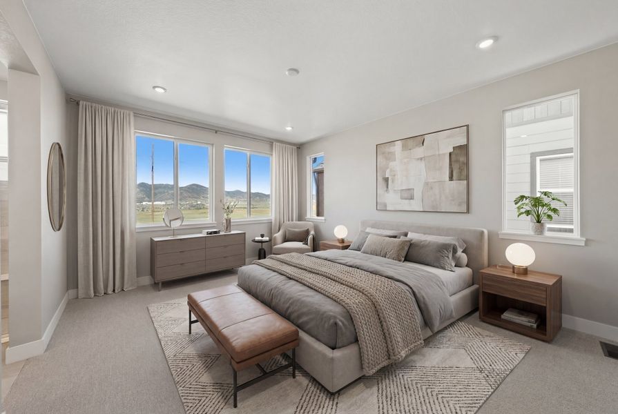 Representative furnished interior of a home built from the 1 by Trumark Homes in Trumark Homes at Sterling Ranch, Littleton (Image 10).