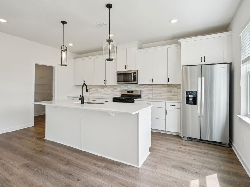 Skip takeout and prep dinner in the well-appointed kitchen.