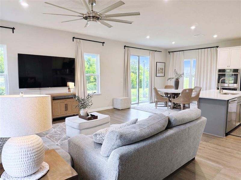 Furnished interior view inside a new home in Lakewood Park, Deland (Image 4).