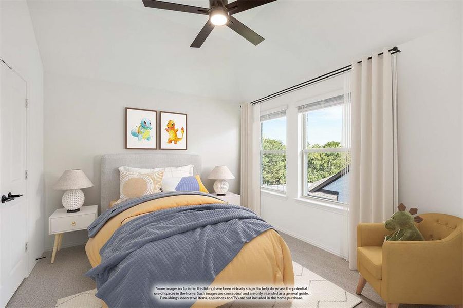 Furnished interior view inside a new home in Union Park Classic 60, Little Elm (Image 14). Furnished interior view inside a new home in Union Park Classic 60, Little Elm (Image 14).