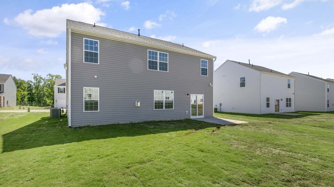 Exterior details and patio area of a home in Villa Grande, Winterville (Image 15).