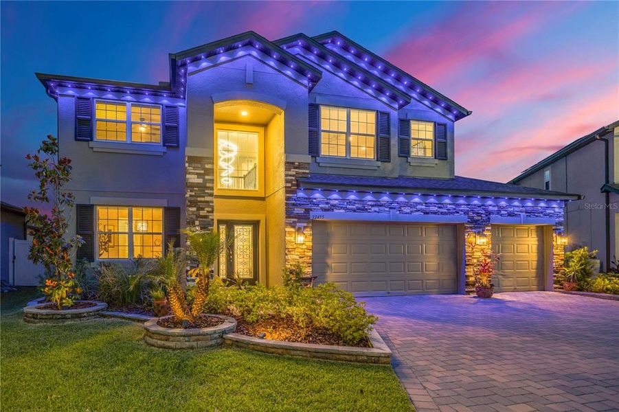 Front exterior of a new home in , Wesley Chapel, FL, highlighting curb appeal (Image 26).