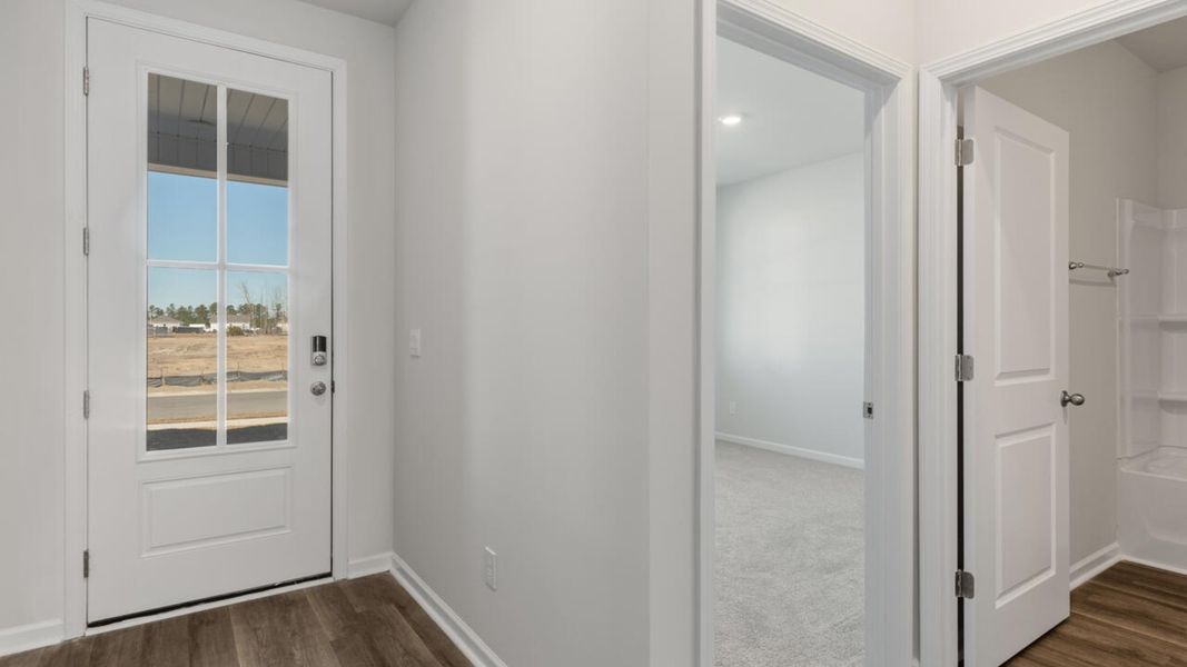 Furnished interior view inside a new home in Surfside Landing, Hubert (Image 4).