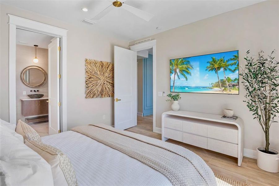 Furnished interior view inside a new home in , Anna Maria (Image 9).