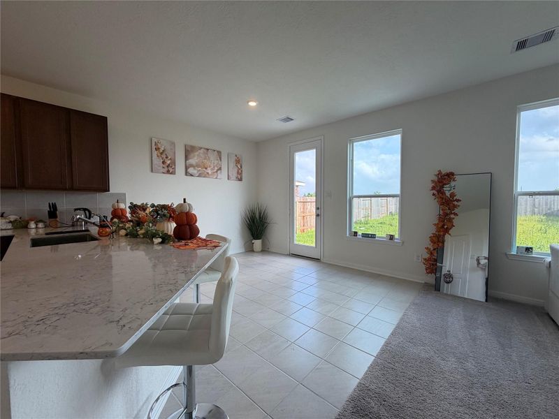 Furnished interior view inside a new home in , Katy (Image 12).