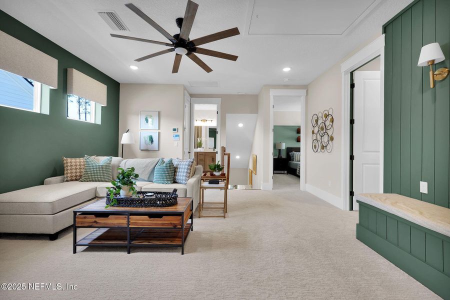 Furnished interior view inside a new home in , Ponte Vedra (Image 59). Furnished interior view inside a new home in , Ponte Vedra (Image 59).