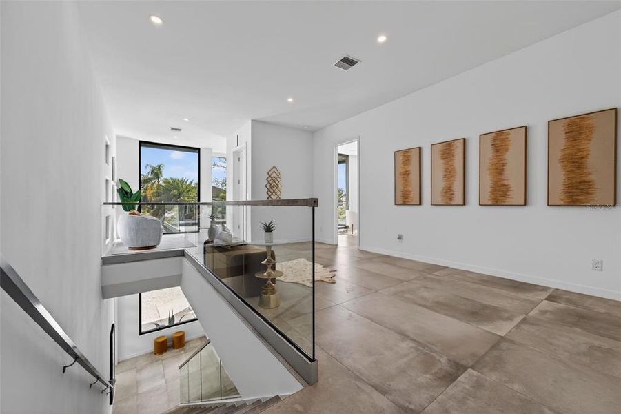 Furnished interior view inside a new home in , Sarasota (Image 38).