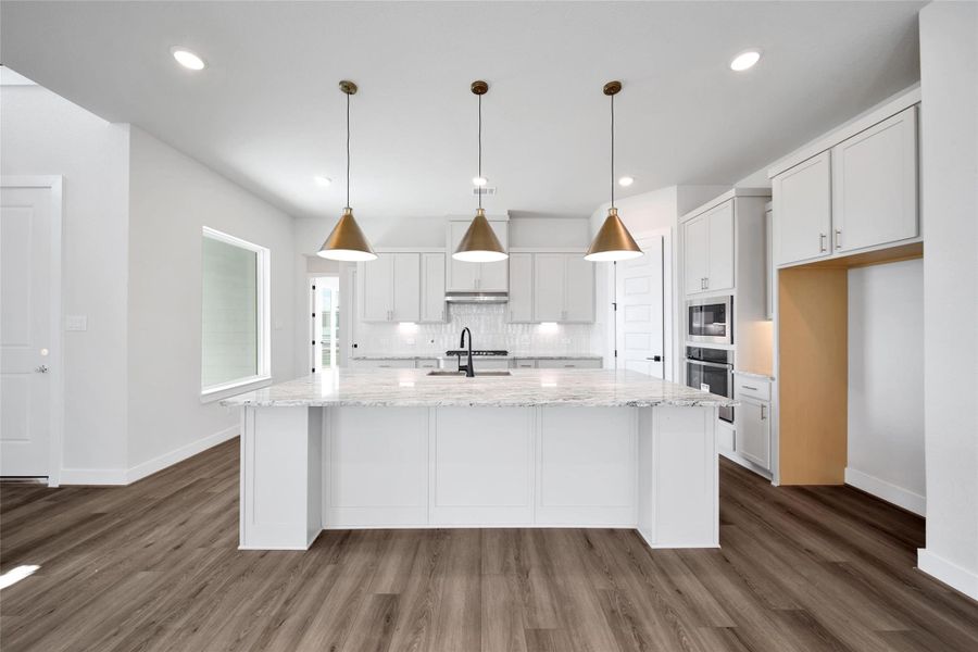 Furnished interior view inside a new home in Lago Pointe, Seabrook (Image 8).