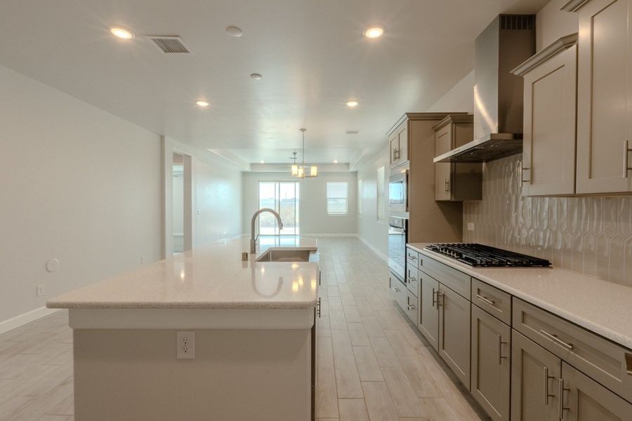 Furnished interior view inside a new home in Paseo Del Este, El Paso (Image 9).