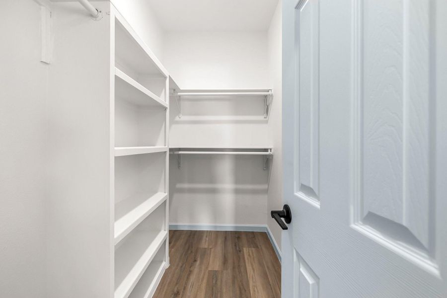 Large Walk In Closet in Master Bedroom