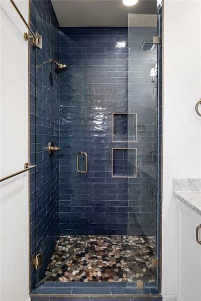 Close-up of interior finishes inside a home in , Atlanta (Image 21).