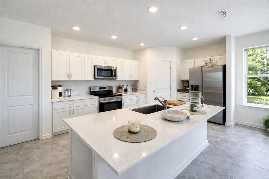 Furnished interior view inside a new home in , Eagle Lake (Image 8).