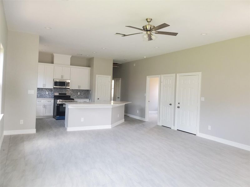 Furnished interior view inside a new home in , Texas City (Image 11). Furnished interior view inside a new home in , Texas City (Image 11).