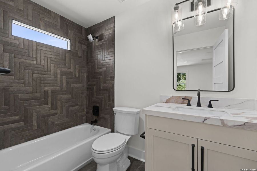 Furnished interior view inside a new home in , San Antonio (Image 12).