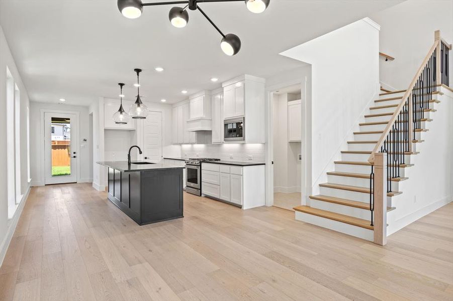 Furnished interior view inside a new home in Fields, Frisco (Image 14). Furnished interior view inside a new home in Fields, Frisco (Image 14).