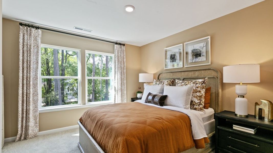 Representative furnished interior of a home built from the DENVER - TRADITIONS by D.R. Horton in Chapel Townes, Raleigh (Image 25).