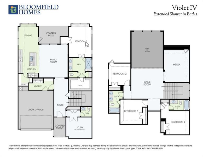 2D floor plan layout of this home in Wildflower Ranch 60-65, Fort Worth, TX (Image 3). 2D floor plan layout of this home in Wildflower Ranch 60-65, Fort Worth, TX (Image 3).