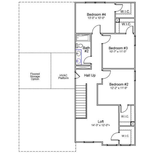 2D floor plan layout of this home in Garden Grove, Conway, SC (Image 3).