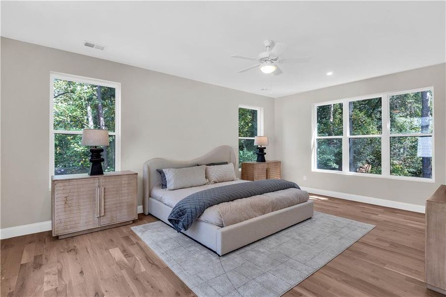 Furnished interior view inside a new home in , Decatur (Image 30).