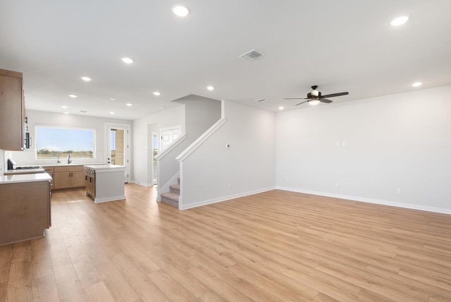 Spacious, unfurnished interior of a new home in Union Collection at Park Central, Georgetown (Image 17).