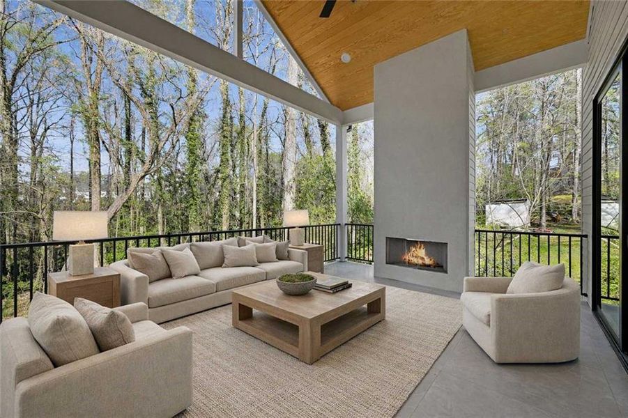 Exterior details and patio area of a home in , Alpharetta (Image 3).