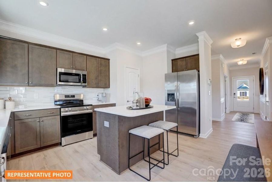 Furnished interior view inside a new home in Catawba Trace, Catawba (Image 9).