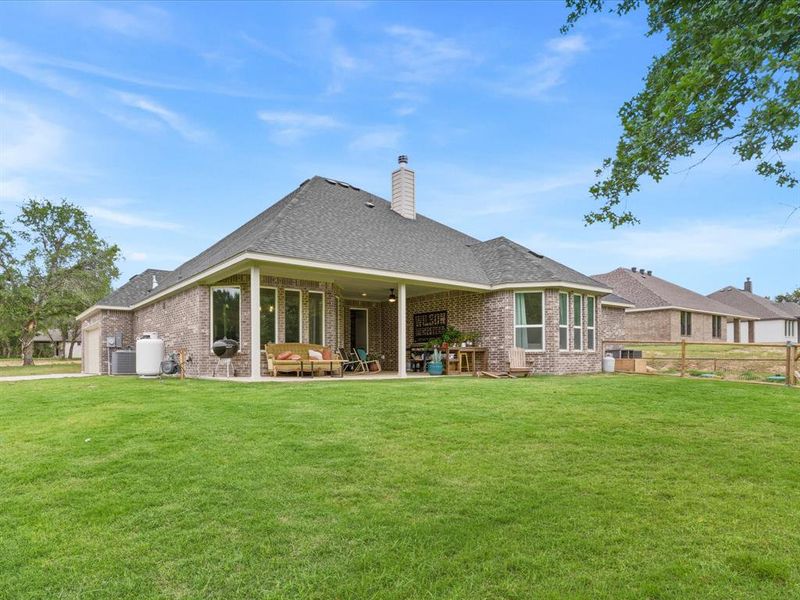 Expansive 1.76-acre lot offering open space, privacy, and endless possibilities.
