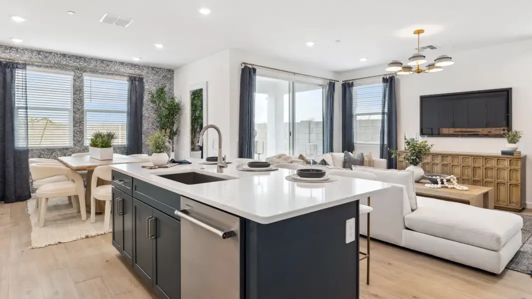 Furnished interior view inside a new home in Avance, Phoenix (Image 11).