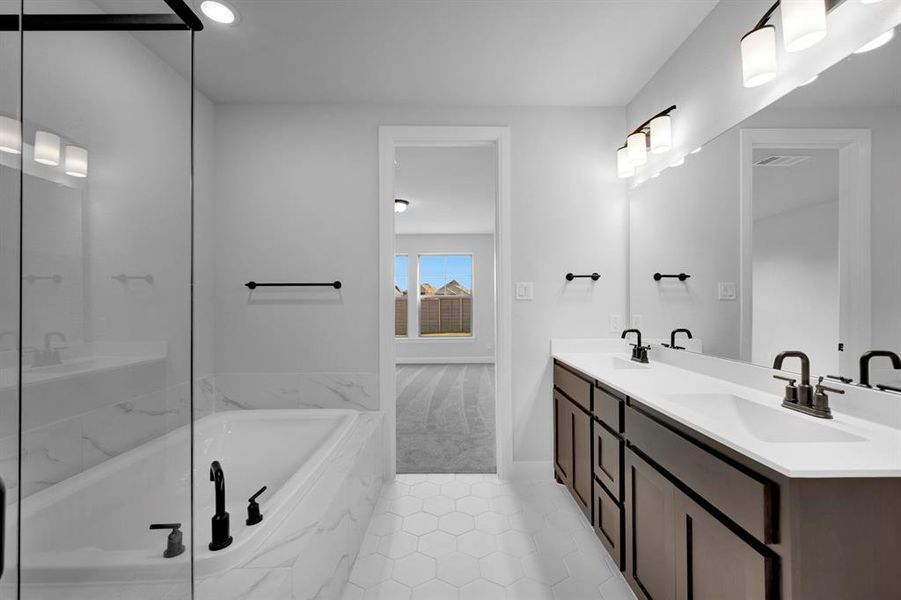 Furnished interior view inside a new home in Treeline, Justin (Image 15).