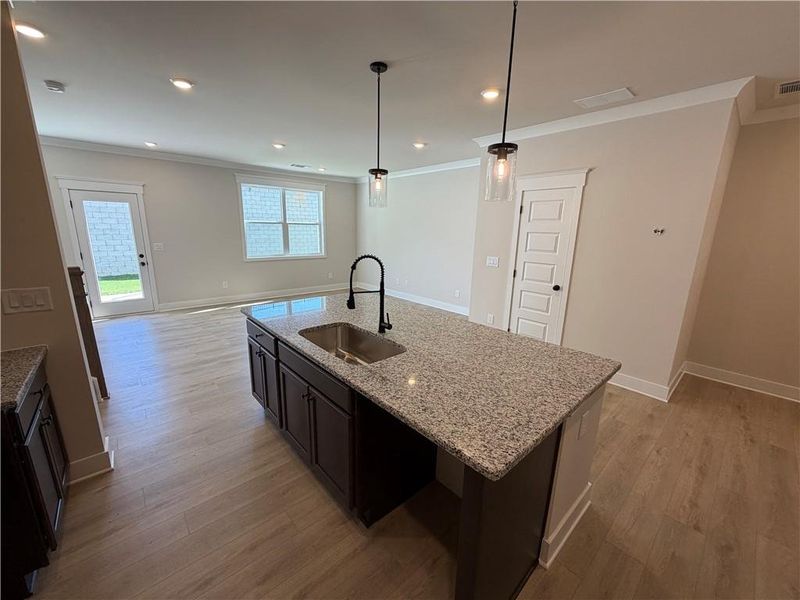 Furnished interior view inside a new home in Millstone at Mundy Mill, Gainesville (Image 6).