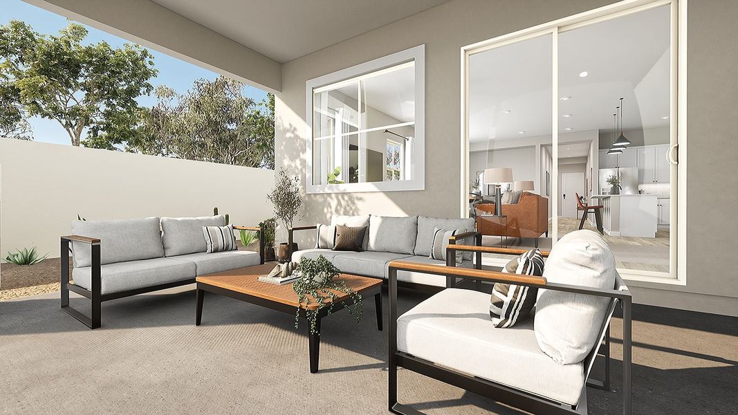 Furnished interior view inside a new home in Arietta at Soleo, San Tan Valley (Image 14).