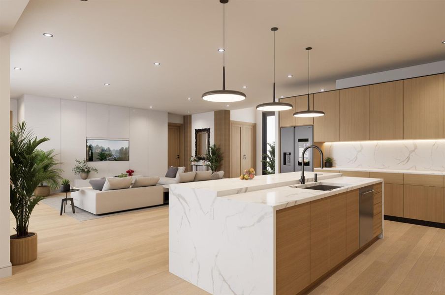 Furnished interior view inside a new home in , West Palm Beach (Image 9).