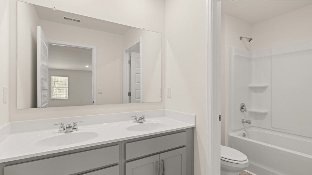 Furnished interior view inside a new home in The Abbey at Trolley Run Station, Aiken (Image 15).