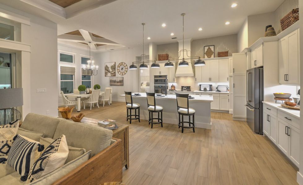 Furnished interior view inside a new home in Plantation Bay, Ormond Beach (Image 35).